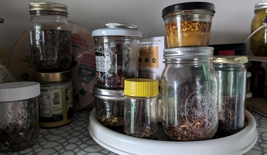 Reuse jars in the kitchen